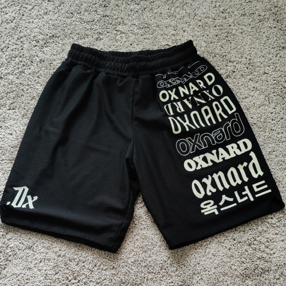 Anderson Paak Oxnard Black Mesh Shorts Large